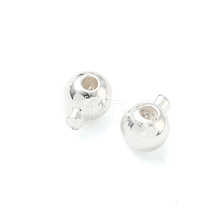 Brass Crimp Beads X-KK-H532-27S-02-1