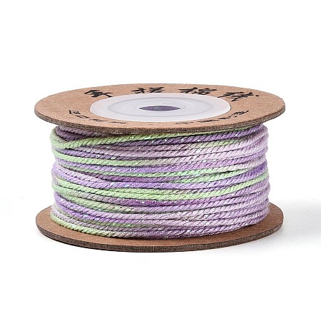 30M Segment Dyed Macrame Cotton Cord OCOR-T018-01Q-1