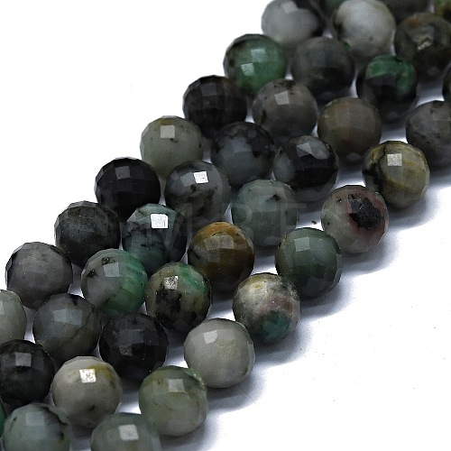 Natural Emerald Quartz Beads Strands G-G927-03A-1