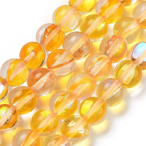 Transparent Glass Beads GLAA-B022-6mm-06-1