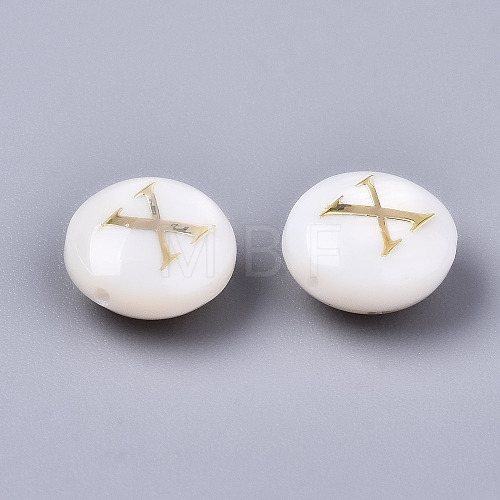 Natural Freshwater Shell Beads SHEL-S266-12X-1