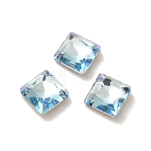 Glass Rhinestone Cabochons RGLA-P037-06A-D202-1