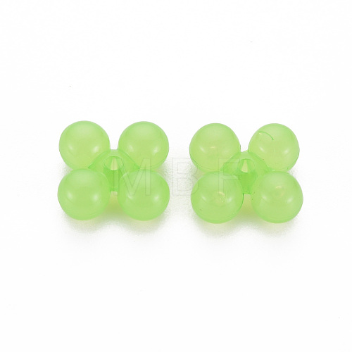 Transparent Acrylic Beads MACR-S373-02E-06-1