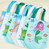 8Pcs 4 Styles Non-Woven Fabric Reusable Folding Gift Bags with Handle ABAG-GF0001-19C-7