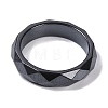 Magnetic Synthetic Hematite Finger Ring for Men Women RJEW-A047-01E-2
