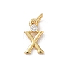 Brass Pave Clear Cubic Zirconia Charms KK-A273-01G-X-1