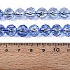 Crackle Transparent Glass Beads Strands GLAA-N063-10mm-04-2