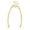 Brass Mesh Chain Link Bracelet Making DIY-B066-01G-2