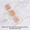 6Pcs 3 Sizes Iron T Bar Earring Display Stands EDIS-FG0001-78-5