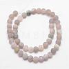 Natural Druzy Geode Agate Bead Strands G-K166-09-8mm-08-2