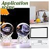Zinc Alloy Crystal Sphere Stand ODIS-WH0816-004P-5
