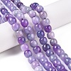 Dyed Natural White Jade Beads Strands G-T138-D17-1