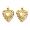 Brass Cubic Zirconia Pendants KK-Z027-11G-1