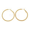 304 Stainless Steel Hoop Earrings EJEW-S250-02B-G-4