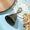 Iron Bell Pendant Decorations HJEW-JM02425-2