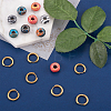 DIY Gemstone Beaded Hoop Earring Making Kits DIY-SW0001-06-14