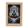 Yoga Gemstone Chakra Picture Frame Stand DJEW-F021-05F-1