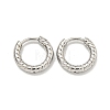 Tarnish Resistant 202 Stainless Steel Huggie Hoop Earrings with 304 Stainless Steel Pins for Women EJEW-H003-04P-1