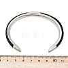 304 Stainless Steel Microfiber Leather Cord Cuff Bangles BJEW-D304-14P-01-3