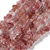 Natural Strawberry Quartz Beads Strands X-G-M205-94-1