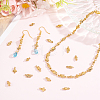 48Pcs 6 Styles Ocean Marine Organism 304 Stainless Steel Links Connector Charms STAS-BBC0010-79-4