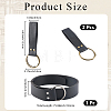 1Pc PU Leather Wrap Around Chain Belts AJEW-CL0003-70B-2