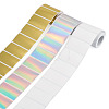 3 Rolls 3 Styles Vinyl Plastic Printable Holographic Stickers OFST-TA0001-10E-2