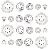   50Pcs 5 Style 304 Stainless Steel Washers DIY-PH0008-70-1