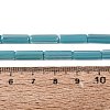 Electroplate Opaque Glass Beads Strands EGLA-Q132-02A-B03-4