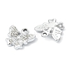 Animal Theme UV Plating Alloy Crystal Rhinestone Pendants ALRI-T012-07C-P-2