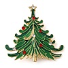 Christmas Alloy Colorful Rhinestone Brooches LS-JEWB-U009-10E-1