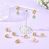SHEGRACE Brass Stud Earring Findings XGRQ6M605-903G-4