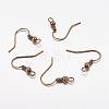 Brass Earring Hooks KK-S075-AB-NF-1