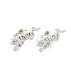 304 Stainless Steel Enamel Pendants STAS-F347-05G-1