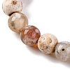 Natural Fire Crackle Agate Beads Strands G-G163-A01-01-4