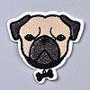 Pug Dog Appliques X-DIY-S041-143-1