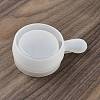 Flat Round with Handle DIY Silicone Candlesticks Molds SIMO-G010-02A-4