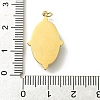 Ion Plating(IP) 304 Stainless Steel Pave Faceted Natural Lapis Lazuli Pendants FIND-Z028-40E-3