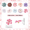 100Pcs 10 Colors Silk Cloth Artifical Flower Heads DIY-CP0007-29-2