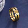 304 Stainless Steel Finger Rings FS-WGF5903-07-1