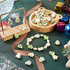 24Pcs 6 Colors Handmade Porcelain Beads PORC-TA0001-39-9