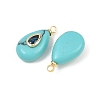 Synthetic Turquoise Pendants GG-CBA4154-03G-02-2