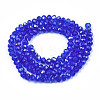 Electroplate Glass Beads Strands EGLA-A034-T4mm-B-3