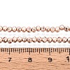 Electroplate Glass Beads Strands EGLA-D030-15A-04-4