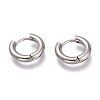 201 Stainless Steel Huggie Hoop Earrings EJEW-O095-05-01-1