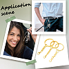 DIY Keychian Jewelry Making Finding Kits DIY-SP0003-24-5