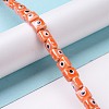 Handmade Porcelain Ceramic Beads Strands LAMP-B021-06K-2