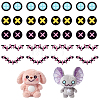 180Pcs 5 Styles Felt Craft Doll Decorations DIY-NB0016-20-1