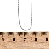 0.8MM Brass Box Chain Adjustable Slider Necklaces KK-H533-09B-P-5