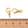 Ion Plating(IP) 304 Stainless Steel Lobster Claw Clasps STAS-AB13-G-02-3